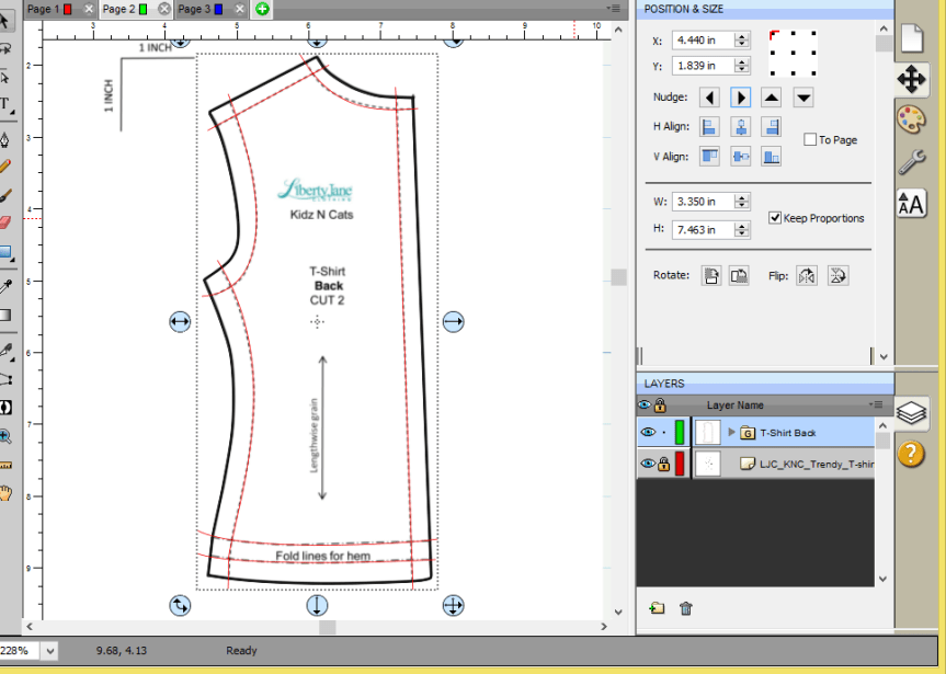 81 Pattern pieces grouped
