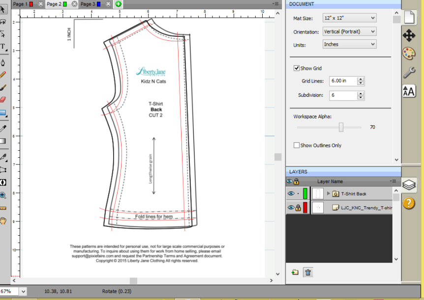 93 Pattern Straightened and background displayed